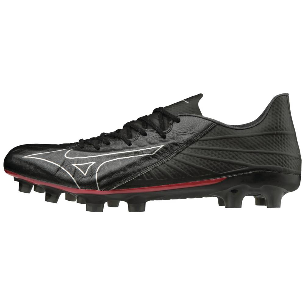 Tacos de Futbol Mizuno Rebula III Japan Para Hombre Negros/Plateados 2397604-PI